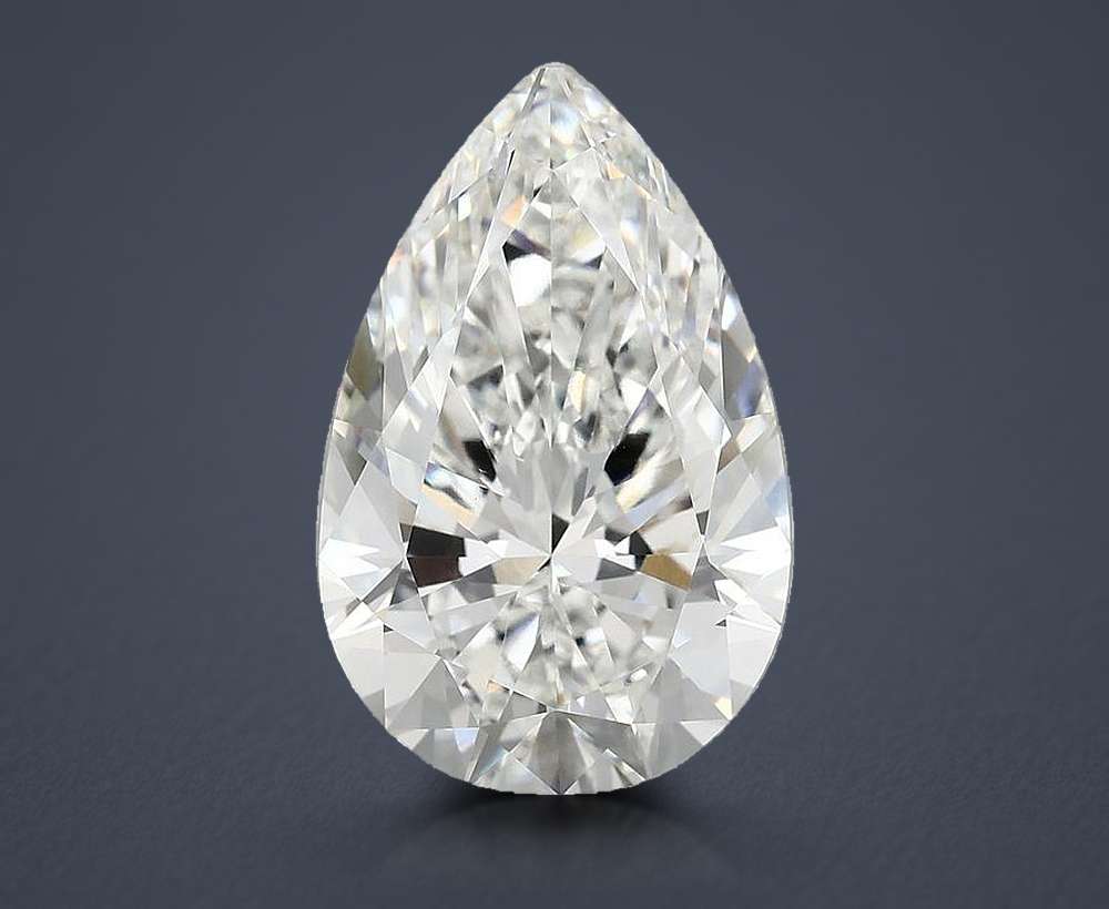 6.93 Carat Pear Lab Diamond