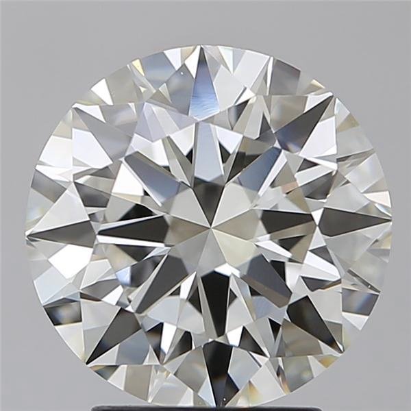 3.15ct J VVS2 Rare Carat Ideal Cut Round Diamond