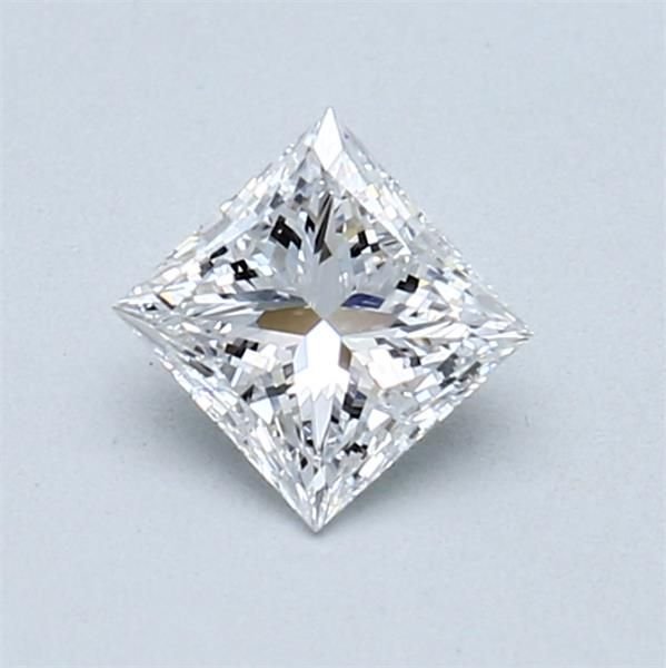 0.50ct D VVS2 Very Good Cut Princess Diamond