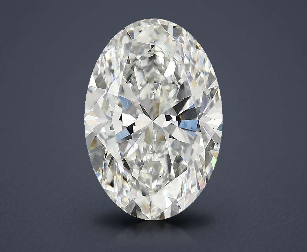 4.10 Carat Oval Lab Diamond
