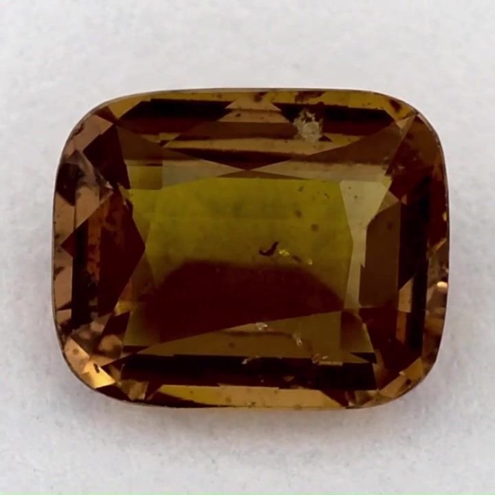 1.72 Carat Yellow Cushion Sapphire