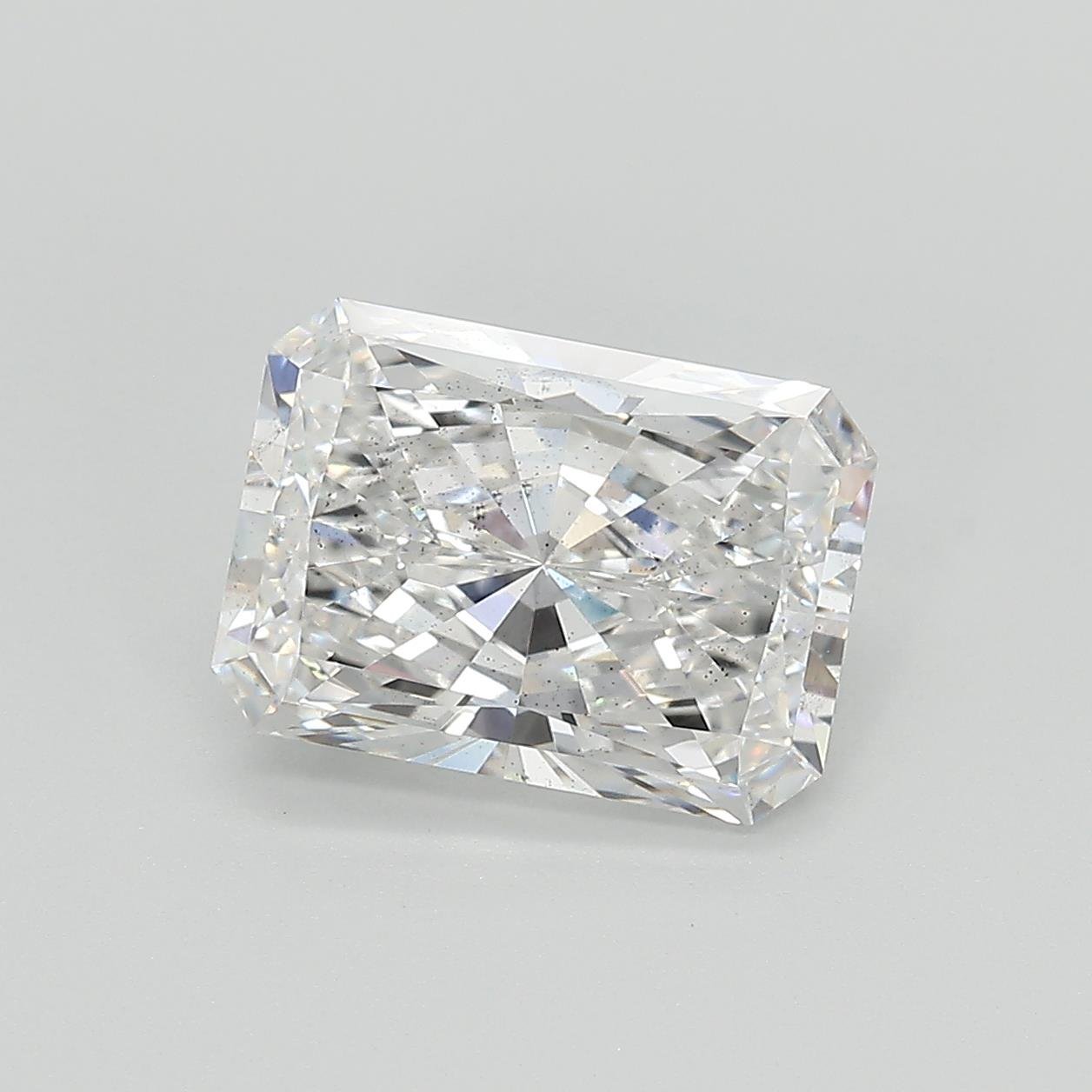 3.02ct E SI1 Rare Carat Ideal Cut Radiant Lab Grown Diamond