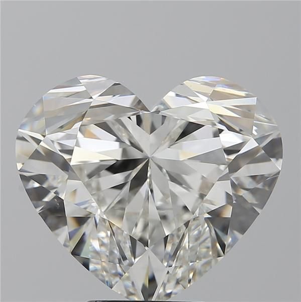 5.36ct H VS1 Rare Carat Ideal Cut Heart Diamond