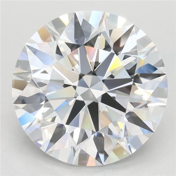 4.51ct D VVS2 Rare Carat Ideal Cut Round Lab Grown Diamond