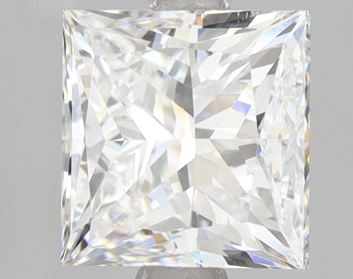 2.50ct E VS1 Rare Carat Ideal Cut Princess Lab Grown Diamond