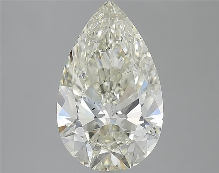 3.60ct K SI1 Rare Carat Ideal Cut Pear Diamond