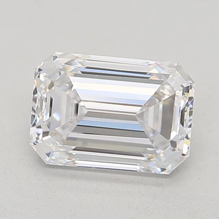 1.60ct D VVS1 Excellent Cut Emerald Lab Grown Diamond