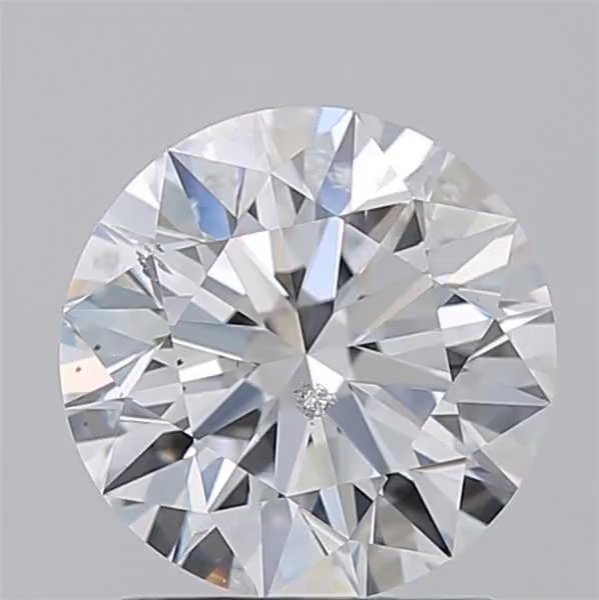 1.71ct E SI2 Rare Carat Ideal Cut Round Diamond