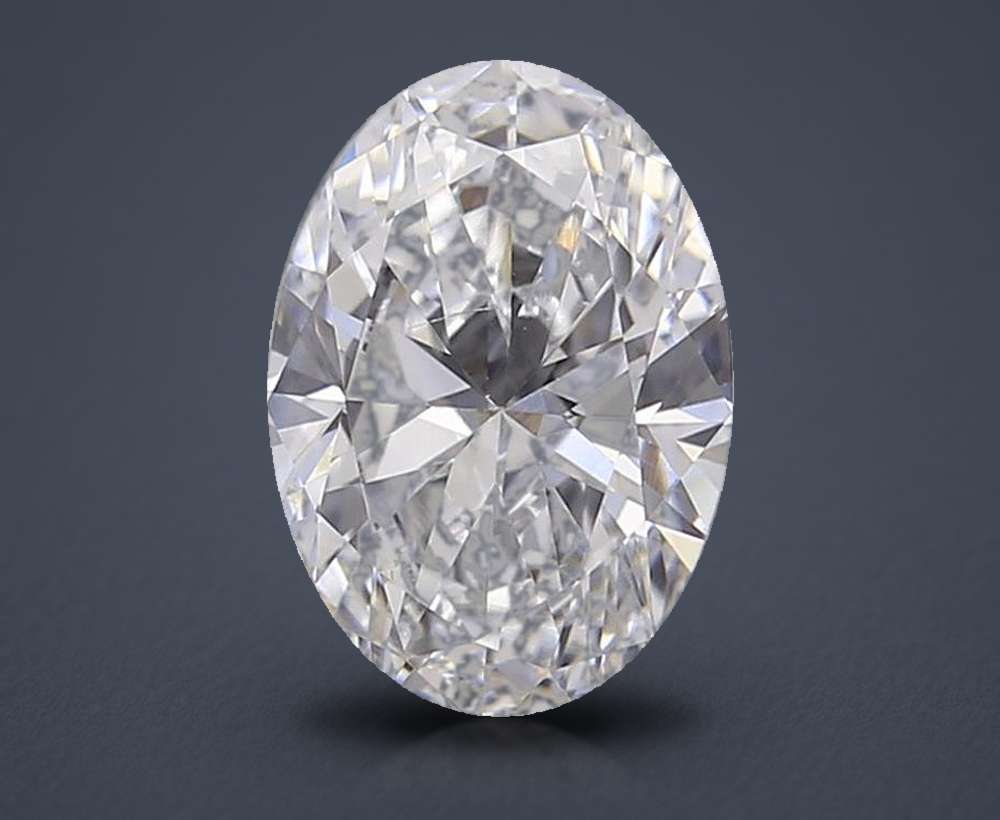 0.63 Carat Oval Lab Diamond