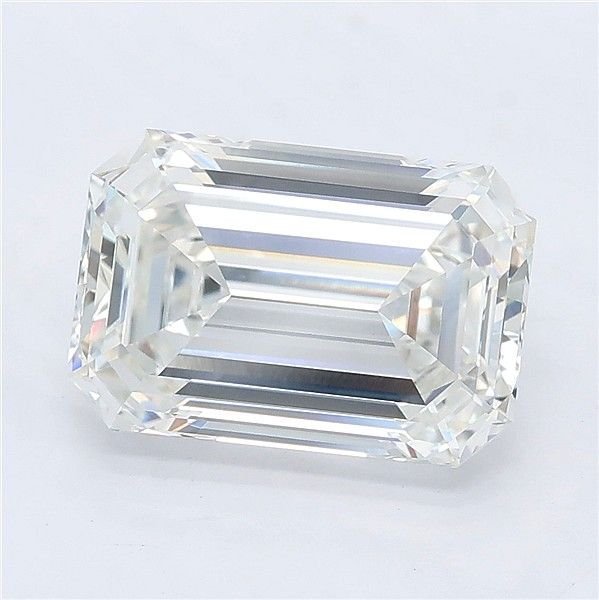 3.58ct G VVS2 Rare Carat Ideal Cut Emerald Lab Grown Diamond