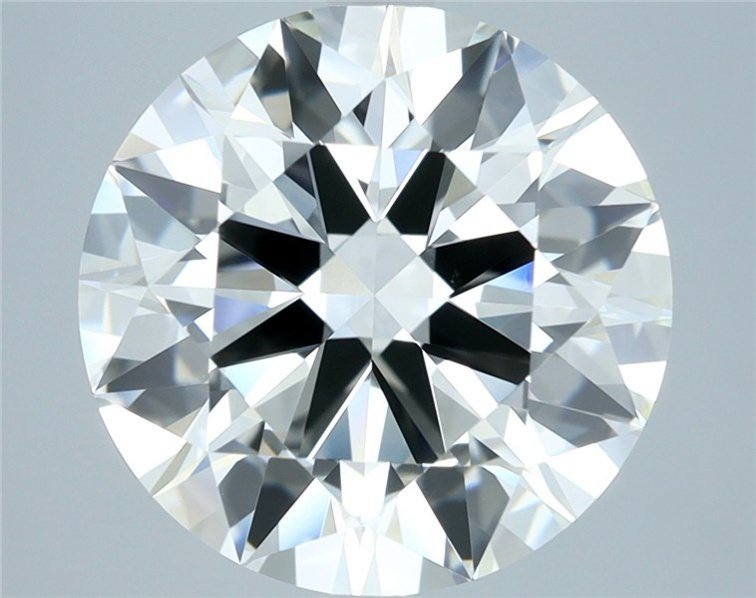 5.83ct I VVS2 Rare Carat Ideal Cut Round Diamond