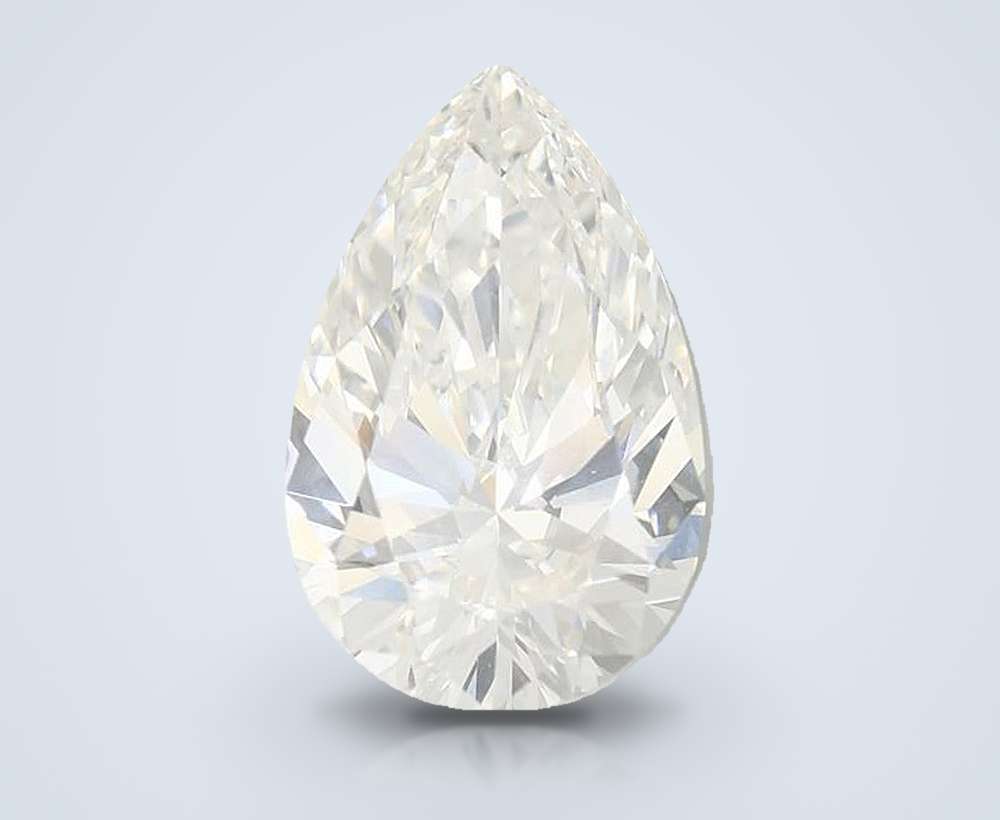 4.09 Carat Pear Lab Diamond