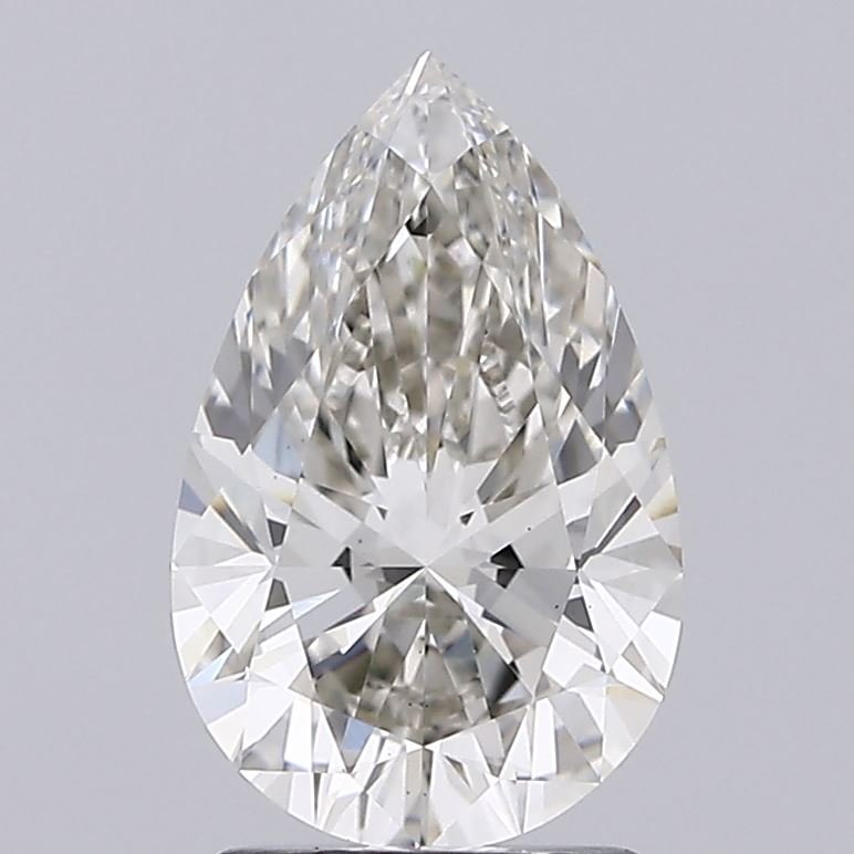 2.12ct H VS1 Rare Carat Ideal Cut Pear Lab Grown Diamond