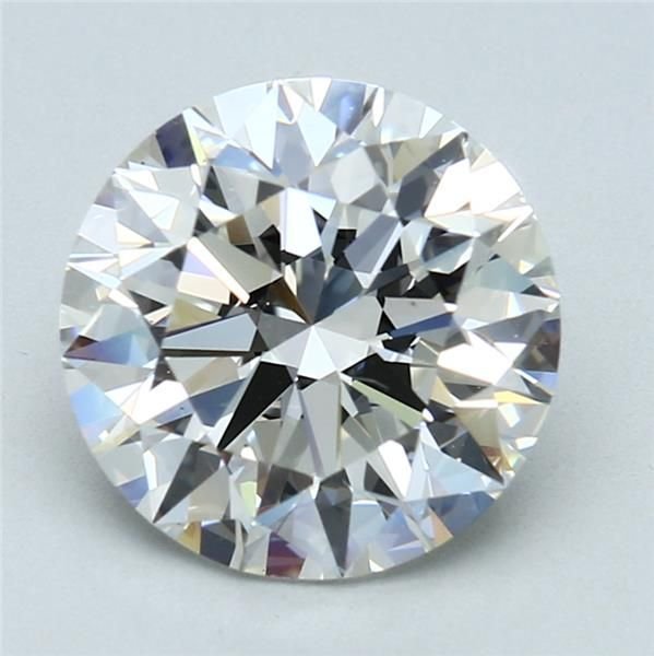 4.01ct H VS2 Rare Carat Ideal Cut Round Diamond