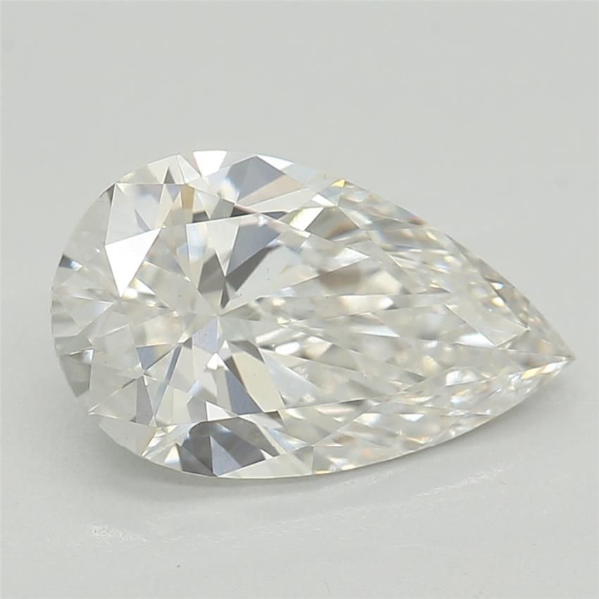 1.09ct F VS1 Rare Carat Ideal Cut Pear Lab Grown Diamond