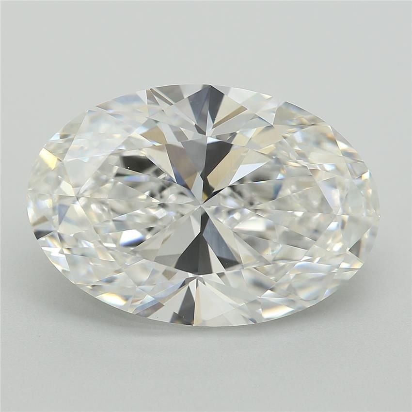4.54ct E VVS2 Rare Carat Ideal Cut Oval Lab Grown Diamond