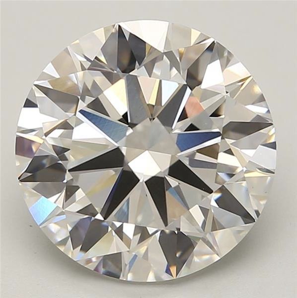 6.64ct F VVS2 Excellent Cut Round Lab Grown Diamond