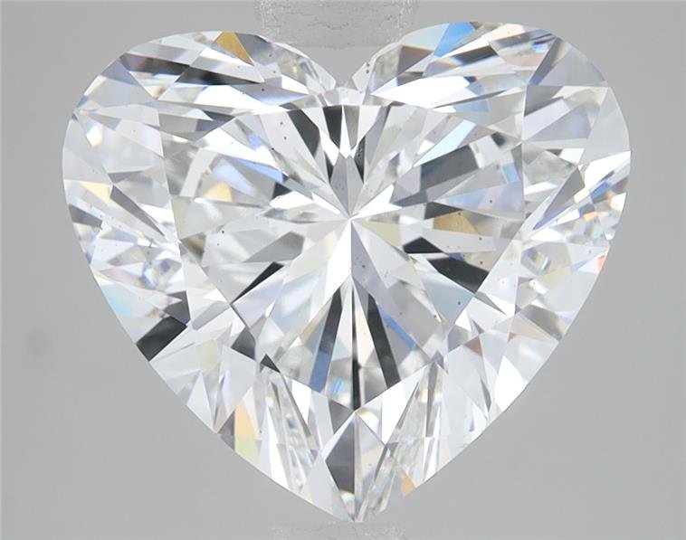 5.07ct E VS2 Rare Carat Ideal Cut Heart Lab Grown Diamond