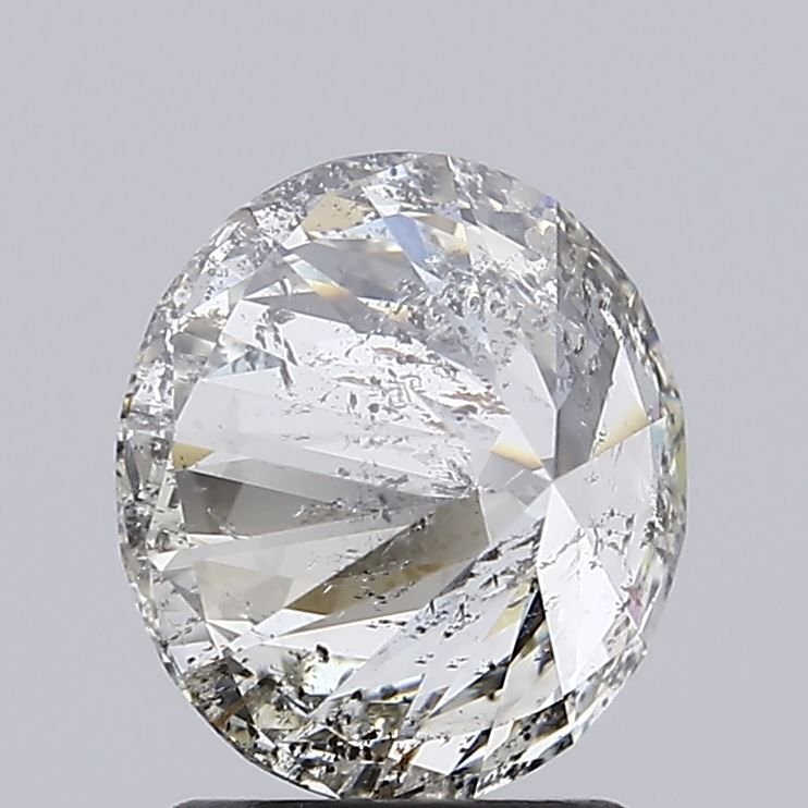 2.00ct I SI2 Rare Carat Ideal Cut Round Diamond