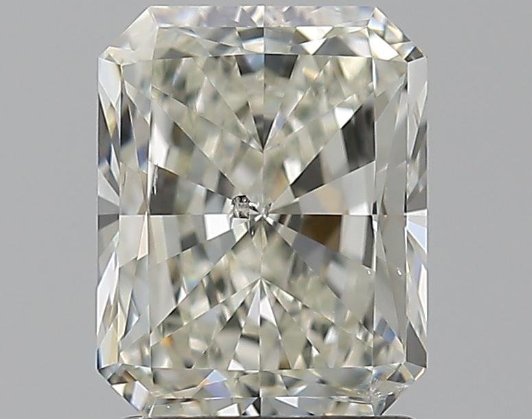 1.70ct K SI2 Rare Carat Ideal Cut Radiant Diamond