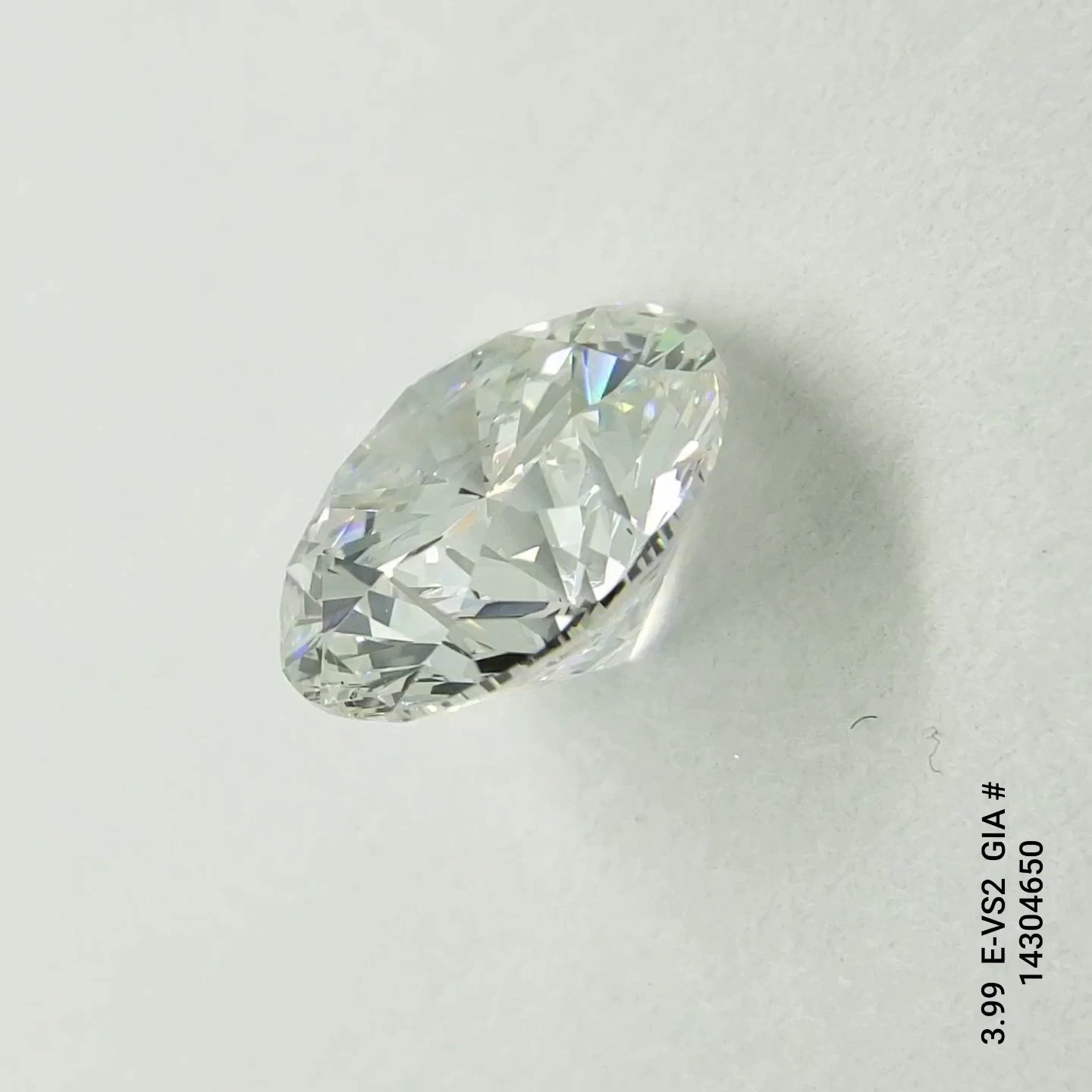 3.99ct E VS2 Very Good Cut Round Diamond