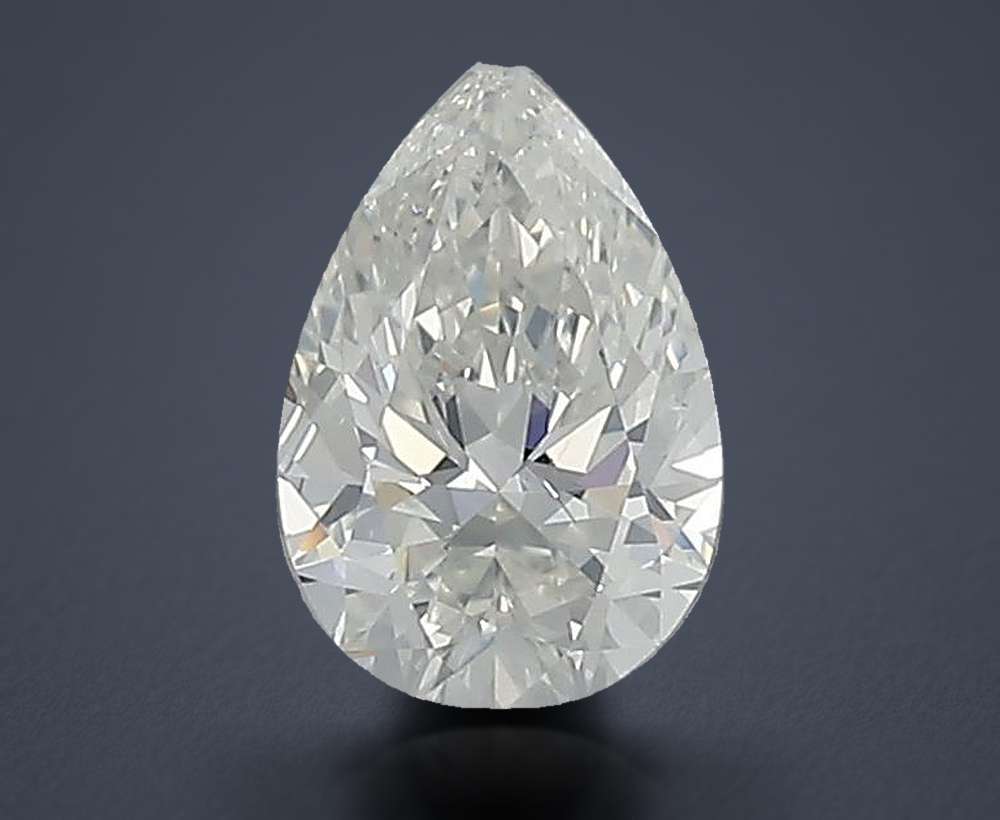 0.63 Carat Pear Natural Diamond