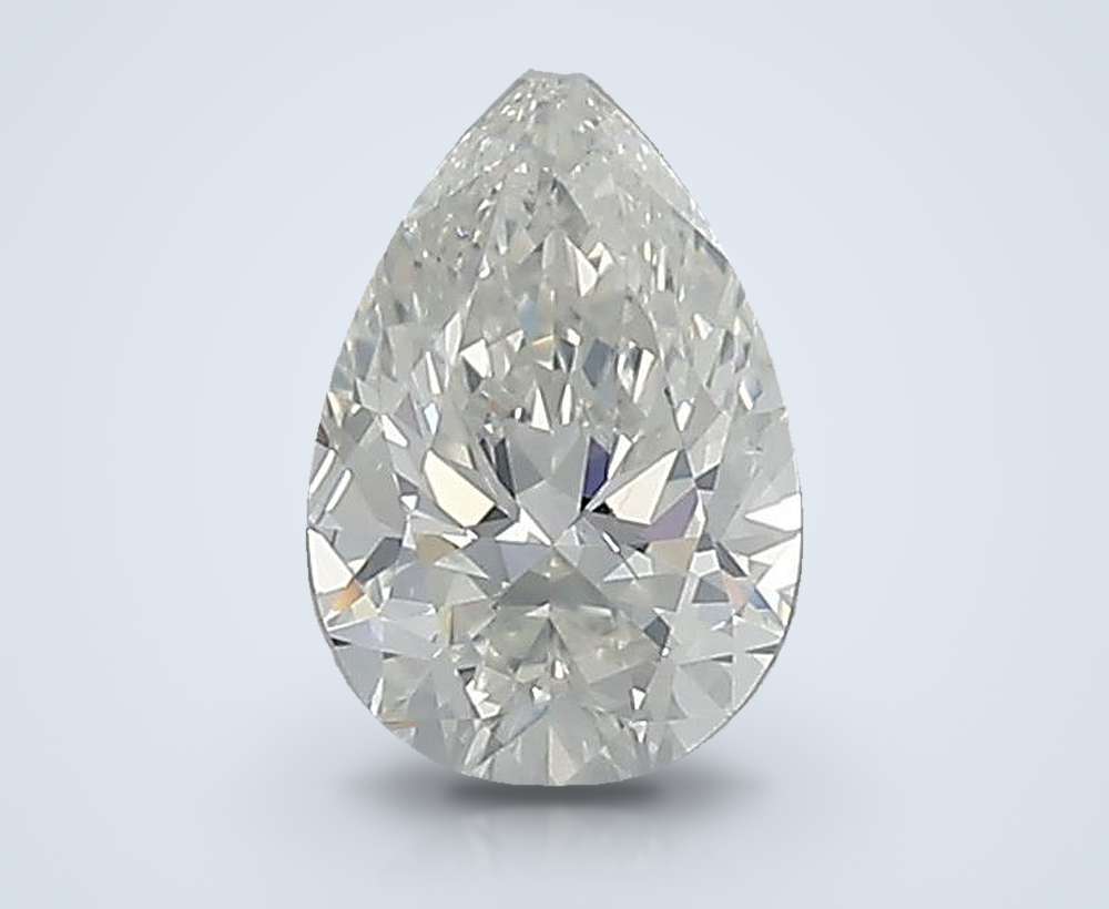 0.63 Carat Pear Natural Diamond