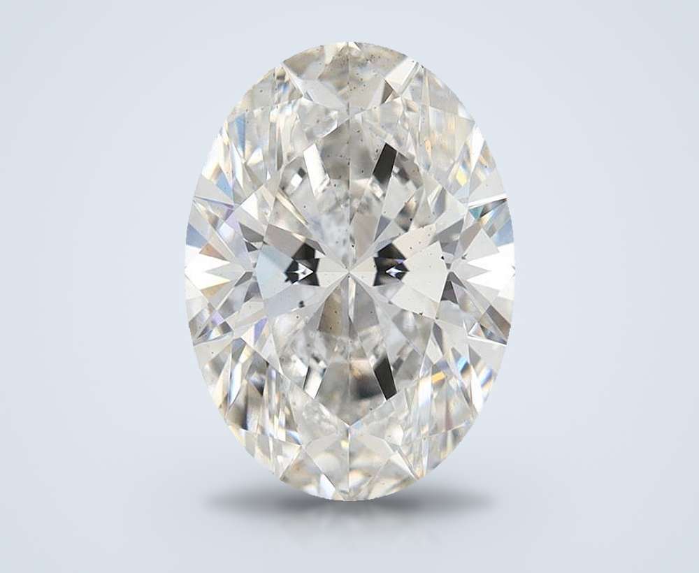 3.73 Carat Oval Lab Diamond
