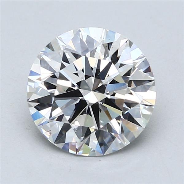 2.09ct D VS2 Rare Carat Ideal Cut Round Lab Grown Diamond