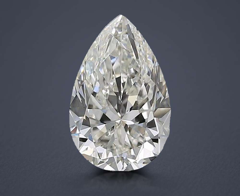 3.01 Carat Pear Natural Diamond