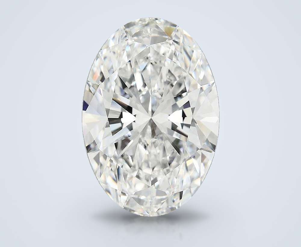 6.85 Carat Oval Lab Diamond