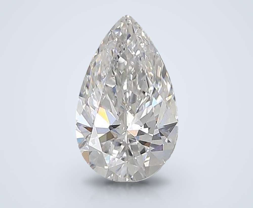 0.95 Carat Pear Lab Diamond
