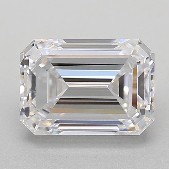 1.57ct D VVS1 Excellent Cut Emerald Lab Grown Diamond