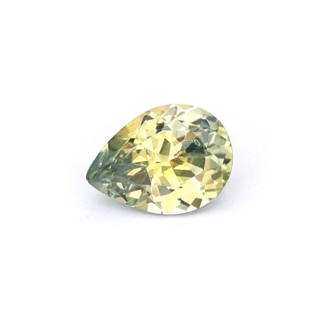 0.80 Carat Yellow Pear Sapphire