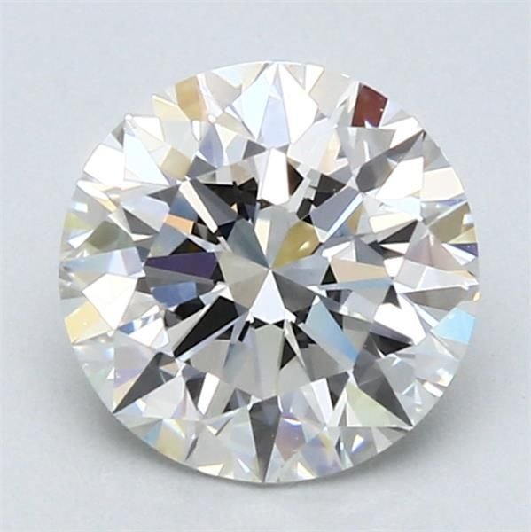 1.73ct H VVS2 Rare Carat Ideal Cut Round Diamond