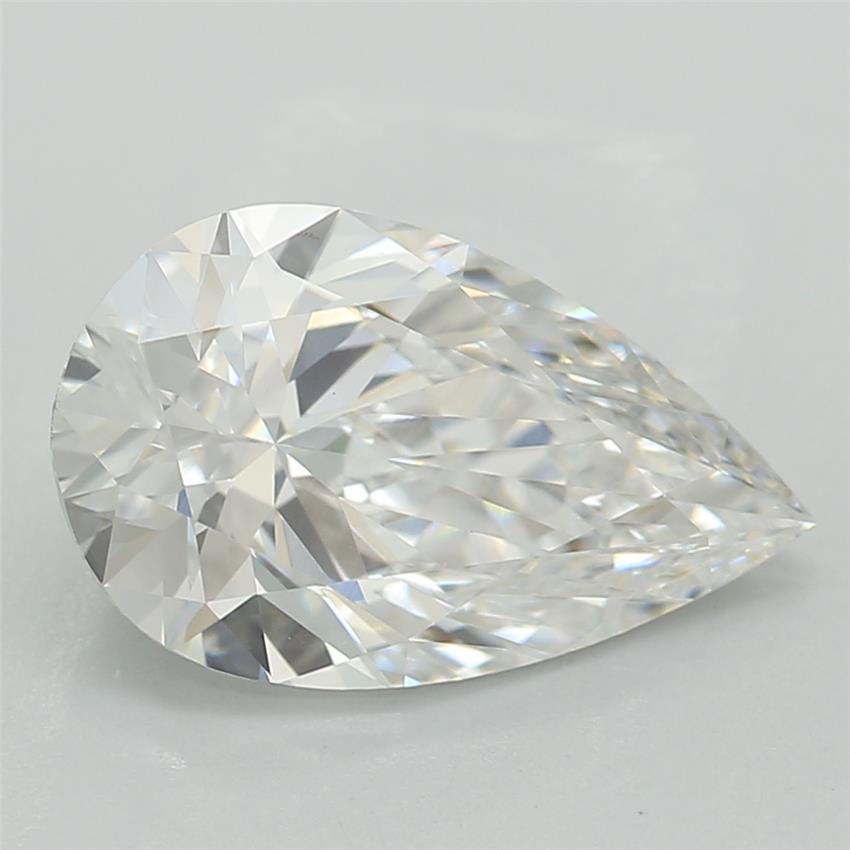 1.35ct D VVS2 Rare Carat Ideal Cut Pear Lab Grown Diamond