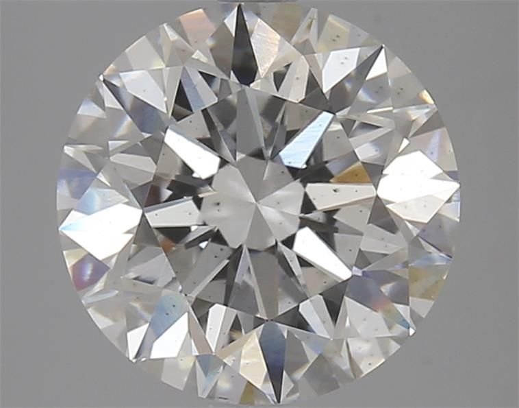 4.07ct F SI1 Excellent Cut Round Lab Grown Diamond