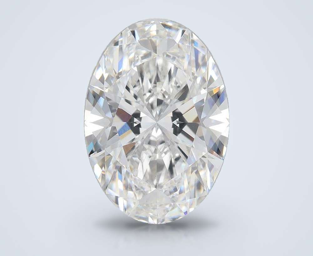 5.51 Carat Oval Lab Diamond
