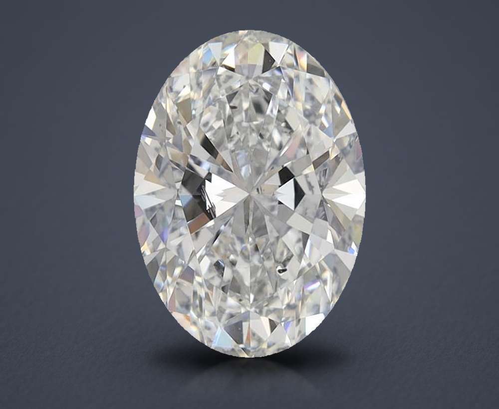 2.22 Carat Oval Lab Diamond