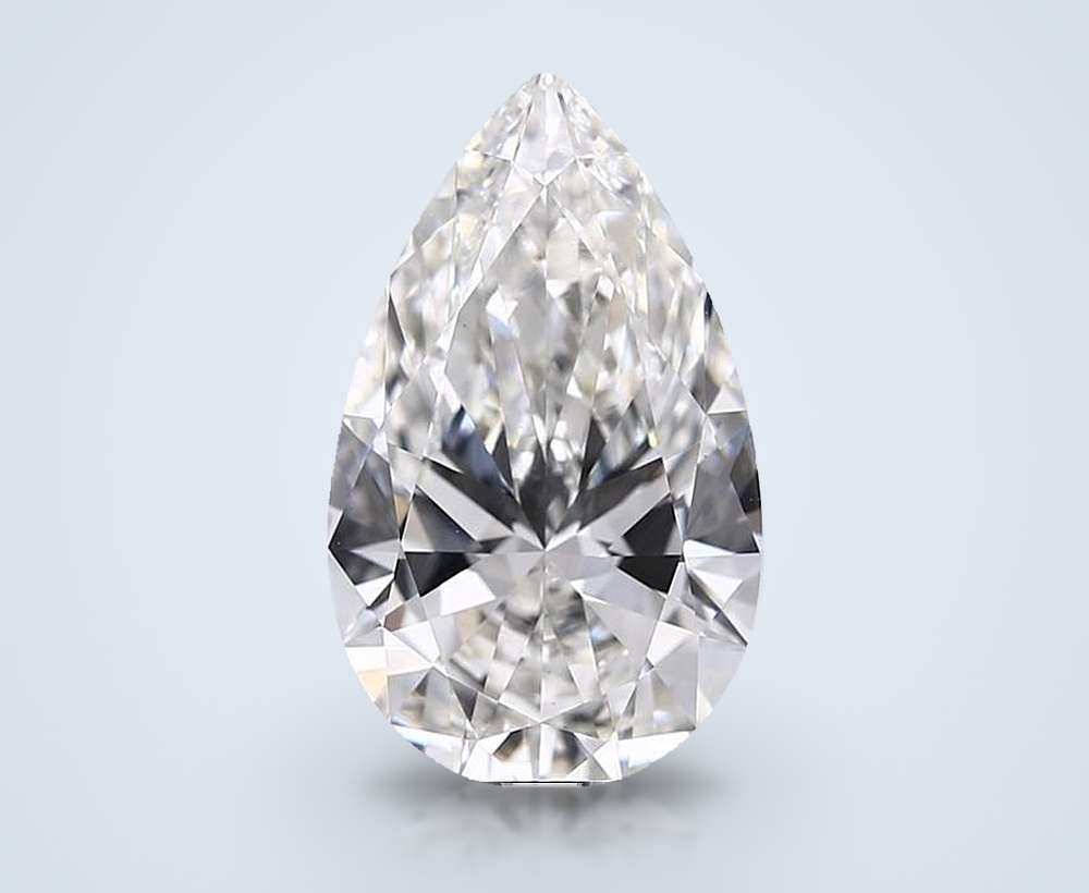 5.01 Carat Pear Lab Diamond