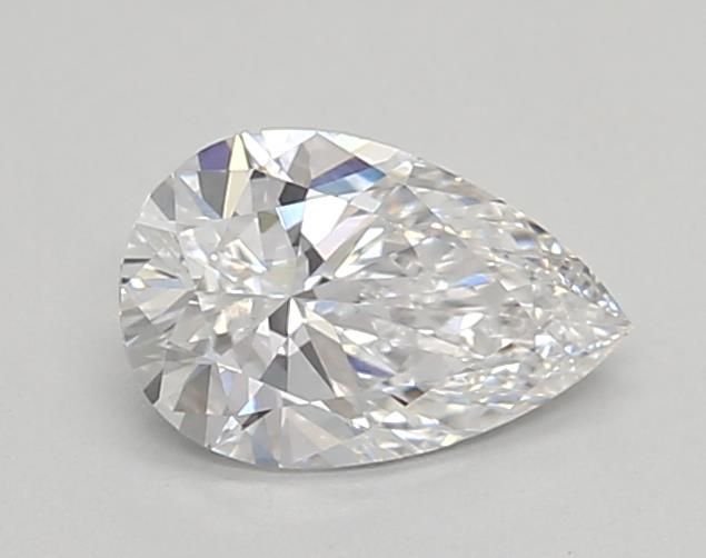 0.62ct D VVS2 Rare Carat Ideal Cut Pear Lab Grown Diamond