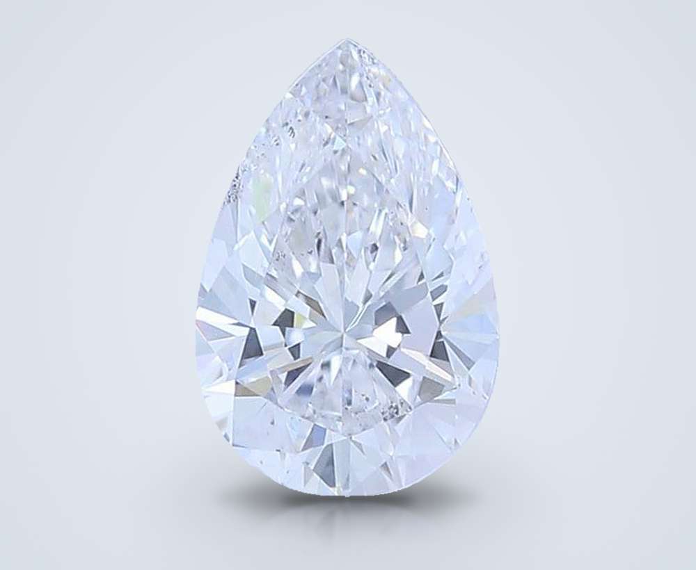 0.53 Carat Pear Lab Diamond