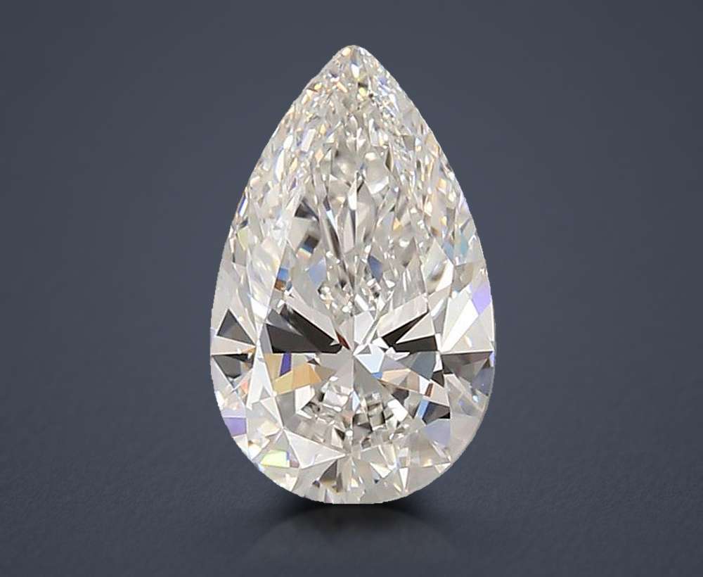 2.00 Carat Pear Lab Diamond