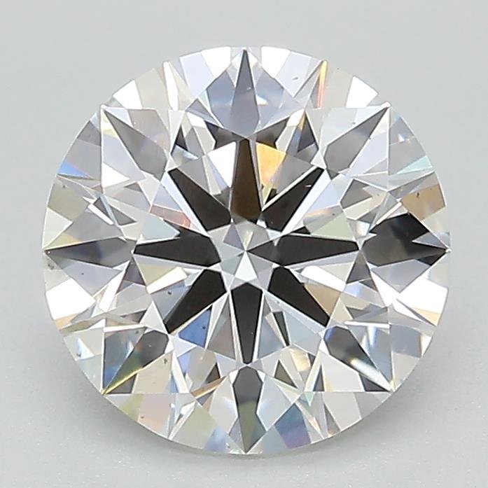 2.09ct E VS2 Rare Carat Ideal Cut Round Lab Grown Diamond