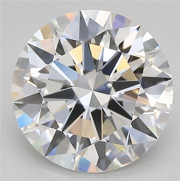 4.03ct F VVS2 Excellent Cut Round Lab Grown Diamond