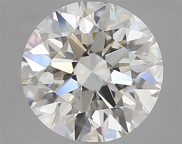 3.24ct J IF Rare Carat Ideal Cut Round Diamond