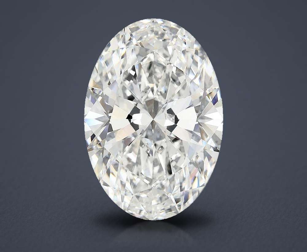 9.60 Carat Oval Lab Diamond