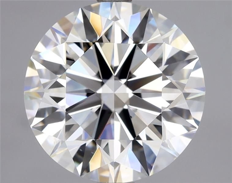 3.21ct E VS2 Rare Carat Ideal Cut Round Diamond