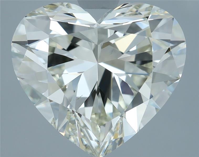 2.86ct J VS2 Rare Carat Ideal Cut Heart Diamond