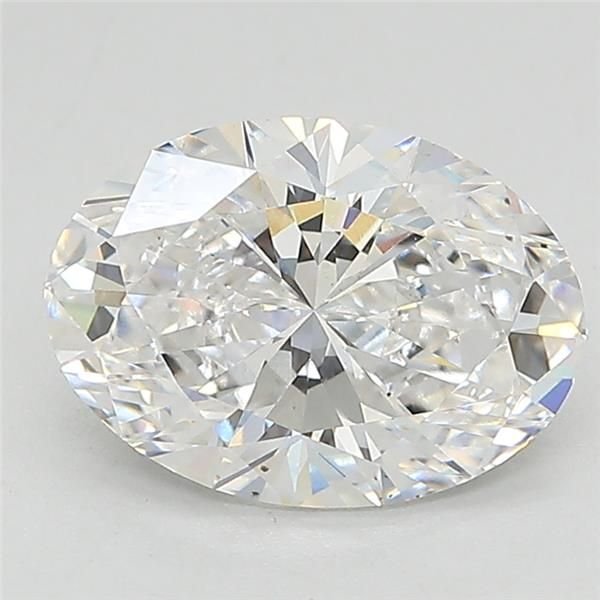 2.11ct D SI1 Rare Carat Ideal Cut Oval Lab Grown Diamond